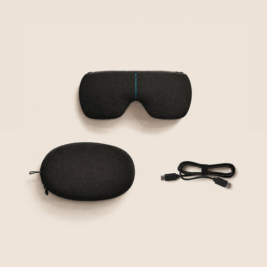 SmartGoggles mit Transportbeutel und Ladekabel
