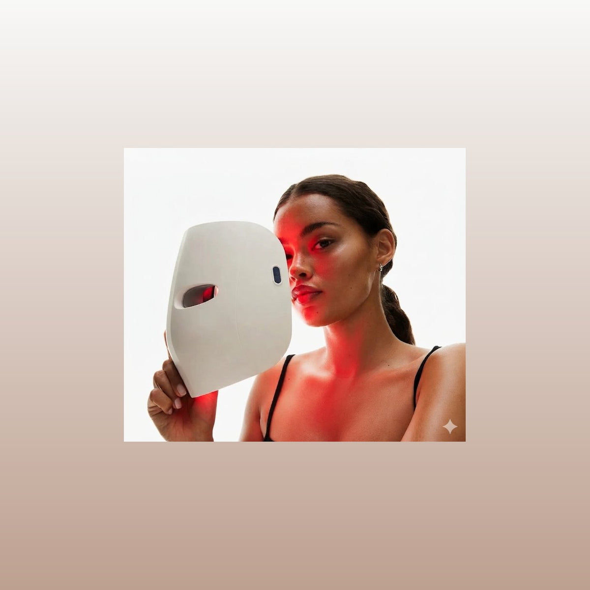 TheraFace Mask Glo im Profil getragen