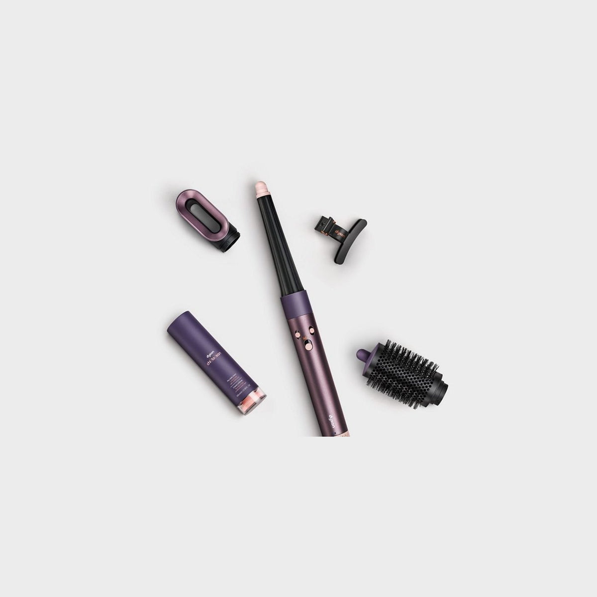 Dyson Airwrap i.d. Curly+Coily in Jasper Plum mit Aufsätzen