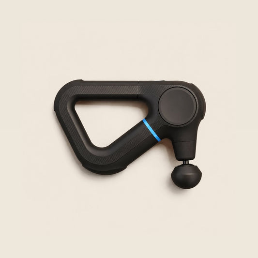 Theragun Prime Massagepistole in Schwarz mit Dreiecksgriff