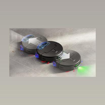 Bewegungsablauf des Dyson Spot+Scrub Ai beim Reinigen