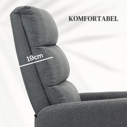 Polsterstärke des Rückenkissens im Detail